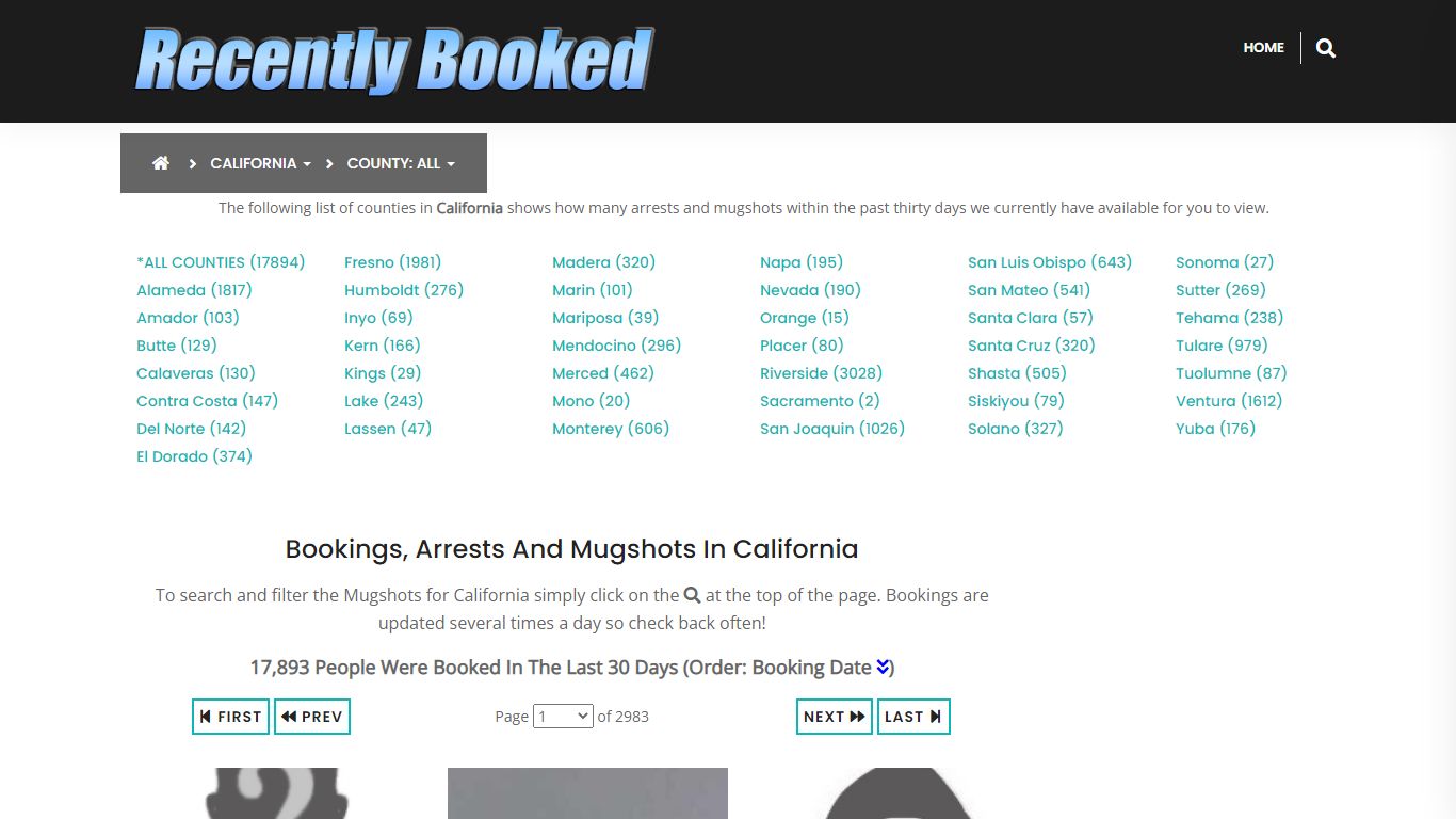 Bookings, Arrests and Mugshots in San Joaquin County, California